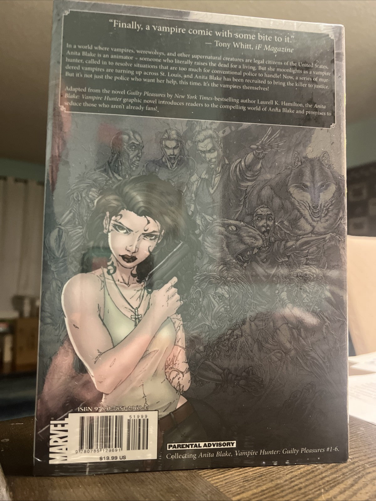 ANITA BLAKE VAMPIRE HUNTER GUILTY PLEASURES MARVEL HARCOVER STILL SEALED 2007 NM