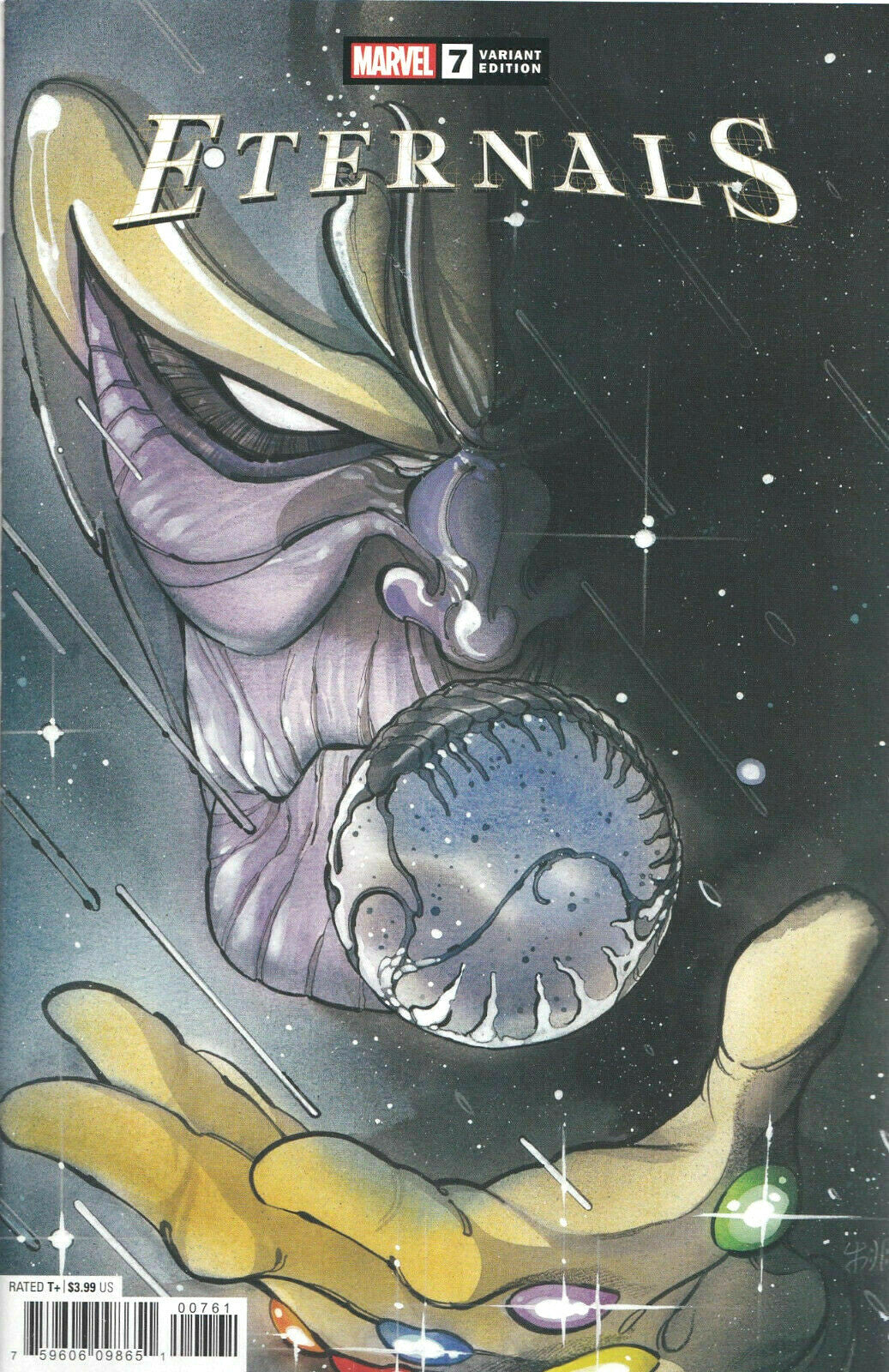 ETERNALS #7 PEACH MOMOKO THANOS VARIANT 2021 MARVEL NM 1st PRINT