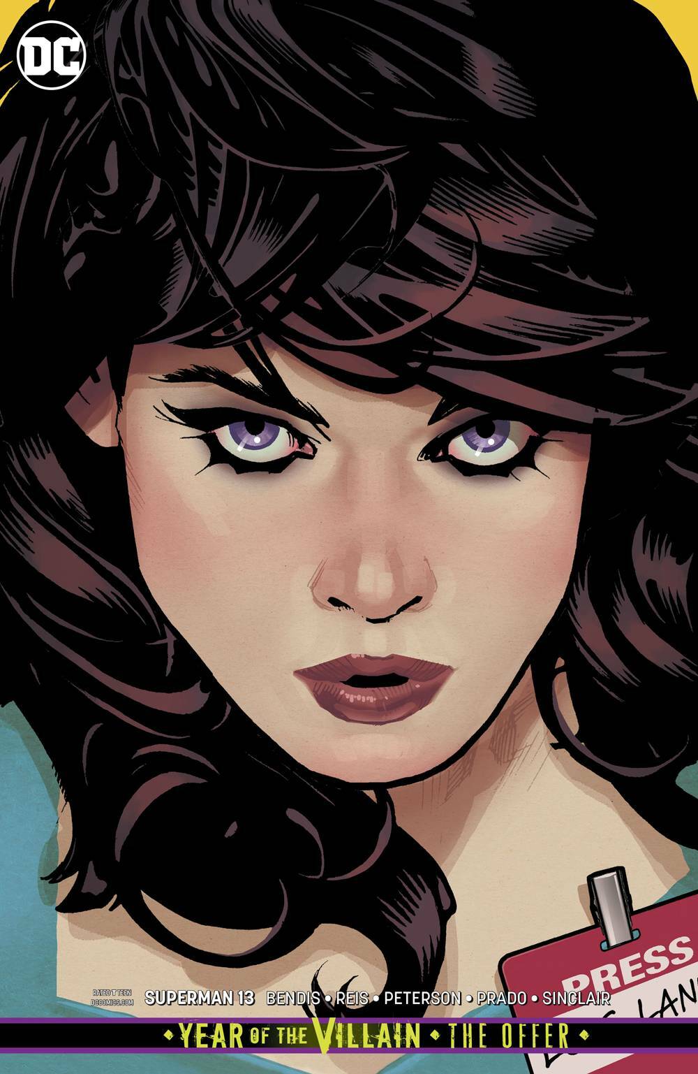 SUPERMAN #13 CARD STOCK VARIANT ED YOTV THE OFFER DC NM 1ST PRINT 2019