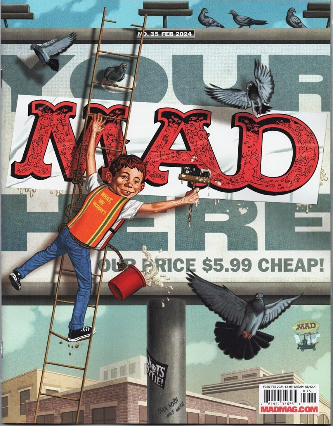 MAD MAGAZINE #35 FEBRUARY 2024 ADVERTISING PARODY ISSUE