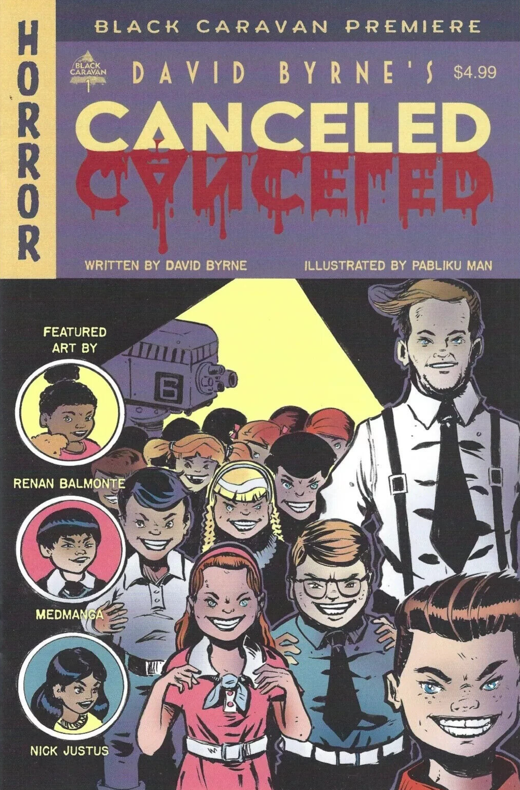 SCOUT COMICS BLACK CARAVAN CANCELED #1 FIRST PRINTING 1:10 VARIANT BICKFORD NM