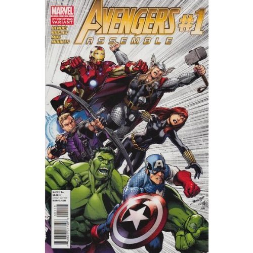 AVENGERS ASSEMBLE #1 2ND PRINT VARIANT MARVEL NM 2ND PRINT