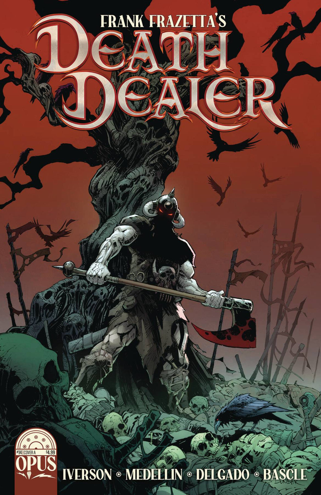 DEATH DEALER #14 CVR A OPUS NM McCANN MEDELLIN