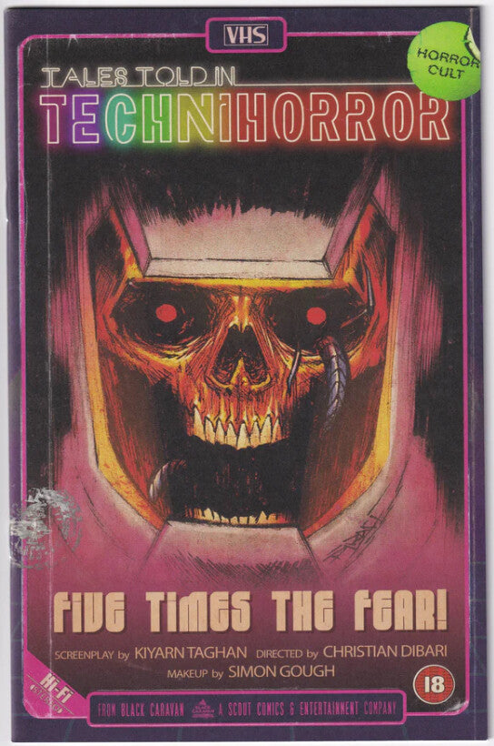 TALES TOLD IN TECHNIHORROR #1 VHS VARIANT LIMITED COPIES SCOUT NM