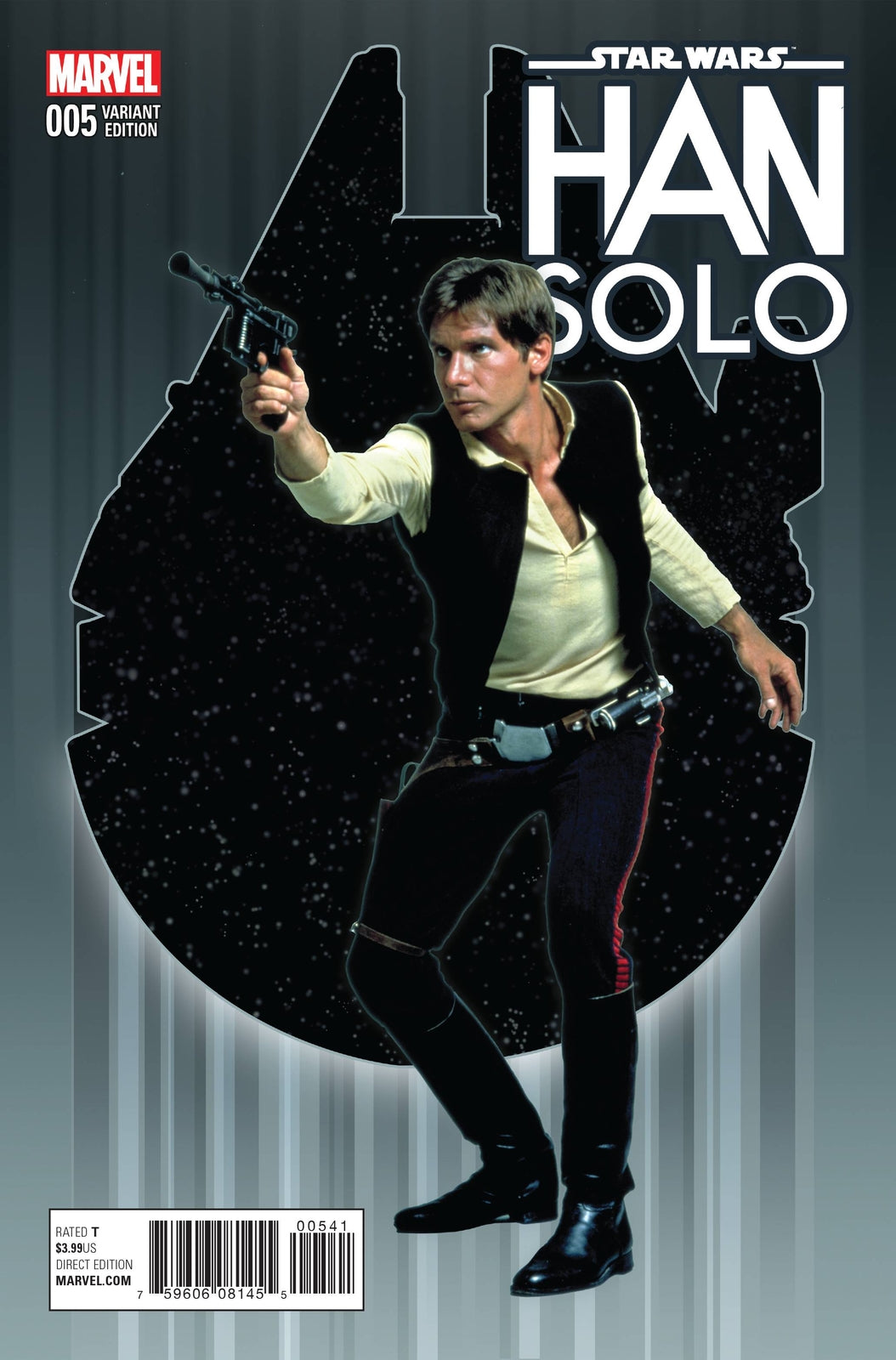 STAR WARS HAN SOLO #5 MARVEL MOVIE VARIANT 1:15 NM FIRST PRINT 2016