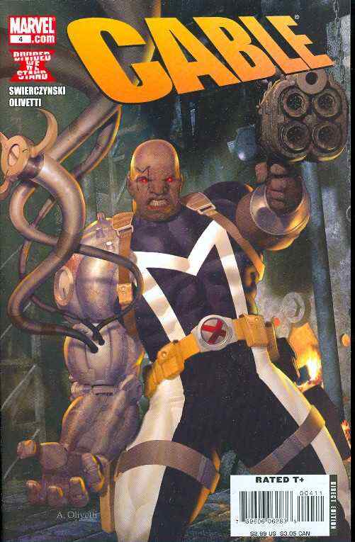 CABLE #4 DIVIDED WE STAND NM 1ST PRINT MARVEL 2008