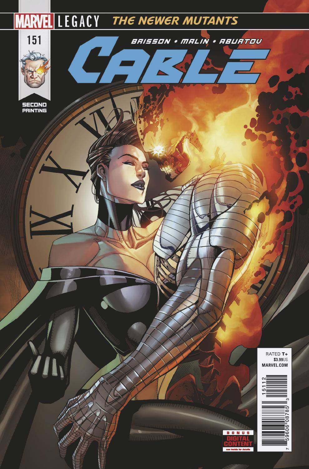 CABLE #151 2ND PRINT MALIN VARIANT LEGACY MARVEL COMICS NM
