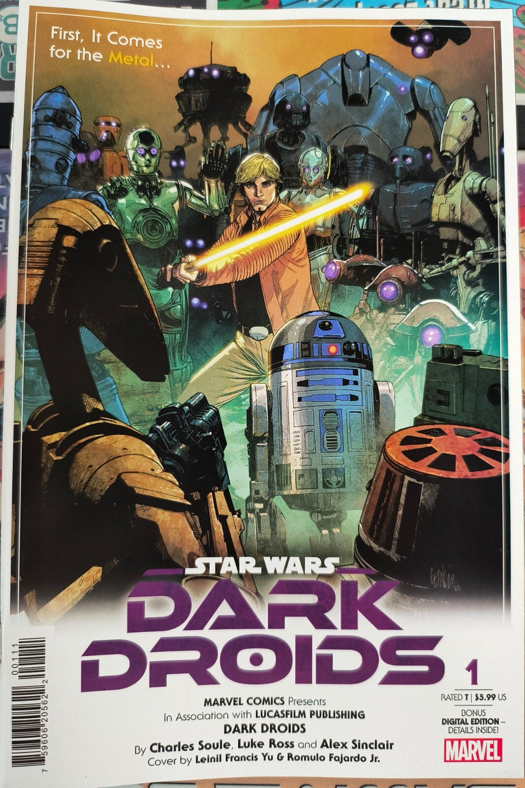STAR WARS DARK DROIDS #1 YU SOULE ROSS SINCLAIR 2023 MARVEL NM