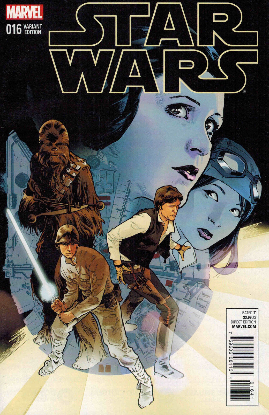 Star Wars#16 Variant 1:25 Stuart Immonen Variant Marvel 2016 NM