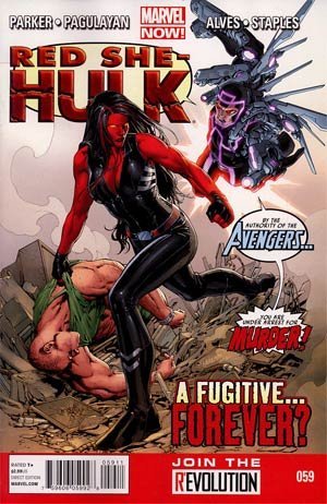 RED SHE-HULK #59 JEFF PARKER NM 1ST PRINT