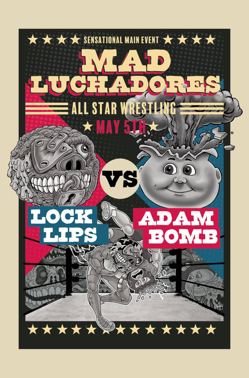 MADBALLS VS GARBAGE PAIL KIDS TIME AGAIN SLIME AGAIN #1 VARIANT E 1:10 2023 VFN