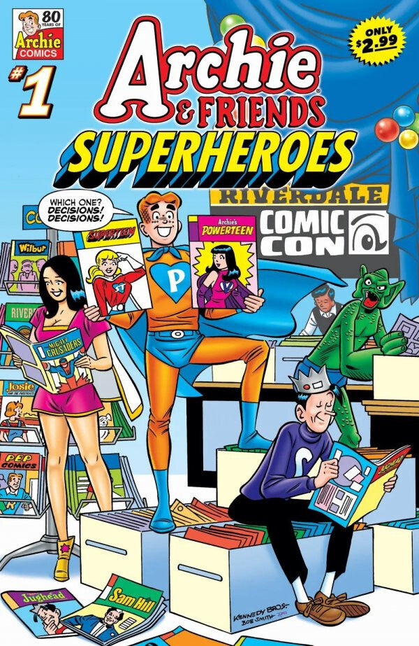 ARCHIE AND FRIENDS SUPERHEROES #1 NM 1ST PRINT MAIN COVER ARCHIE COMICS 2021