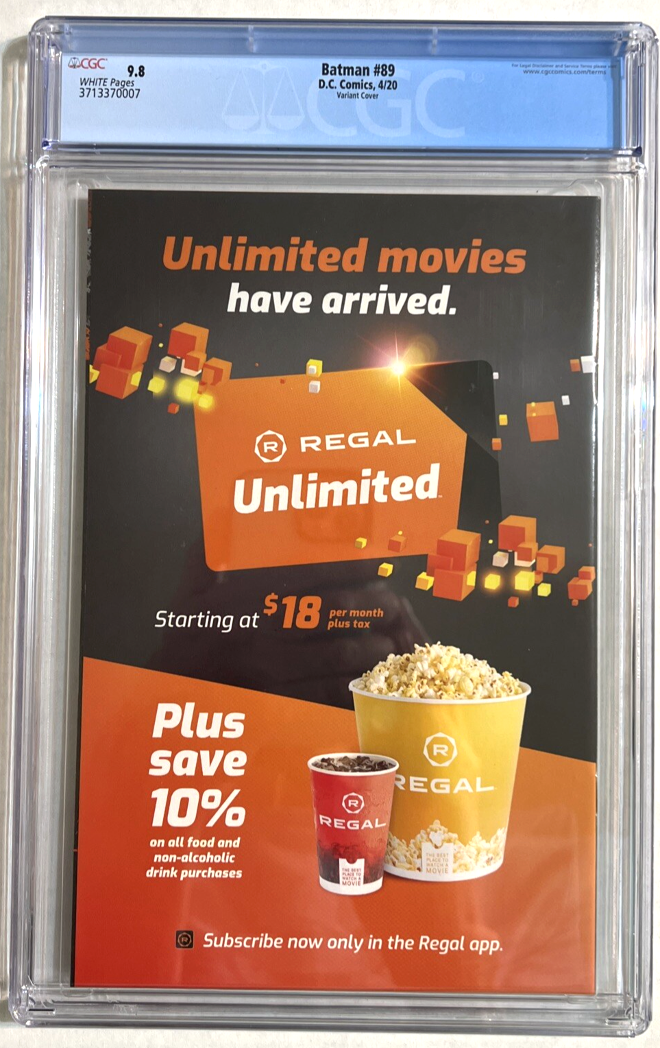 BATMAN #89 CGC 9.8 DC 2020 1st PUNCHLINE TYNION PAGULAYAN MATTINA VARIANT