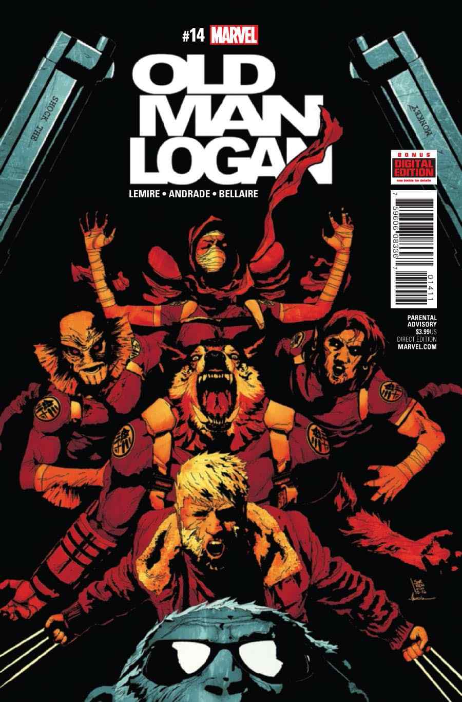 OLD MAN LOGAN #14 LEMIRE NM- 1ST PRINT MARVEL 2017