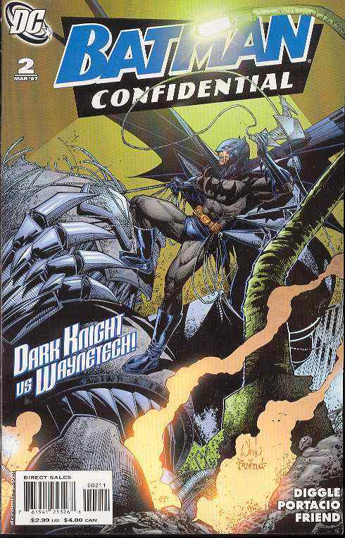 BATMAN CONFIDENTIAL #2 ANDY DIGGLE NM 1ST PRINT DC 2007