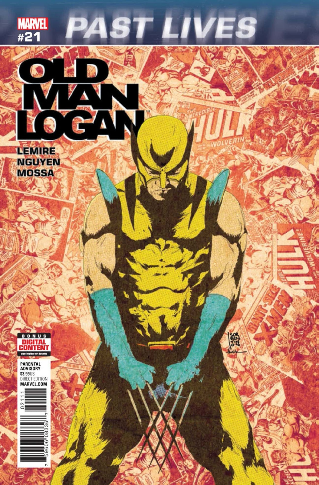 OLD MAN LOGAN #21 LEMIRE NM MARVEL 2017 SECOND PRINT!