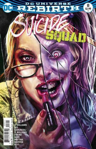 SUICIDE SQUAD #8 VARIANT EDITION NM 1ST PRINT CRAZY HARLEY QUINN COVER!