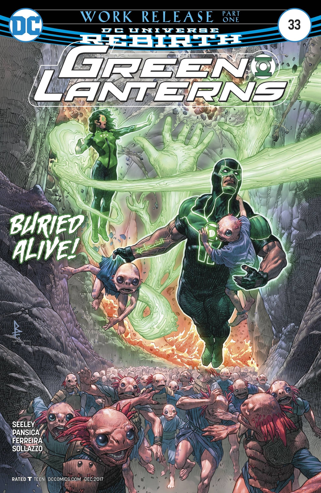 GREEN LANTERNS #34 MAIN COVER DC REBIRTH 1st PRINT NM