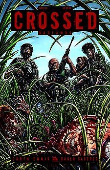 CROSSED BADLANDS #26 GARTH ENNIS RED CROSSED VARIANT AVATAR NM 1st PRINT