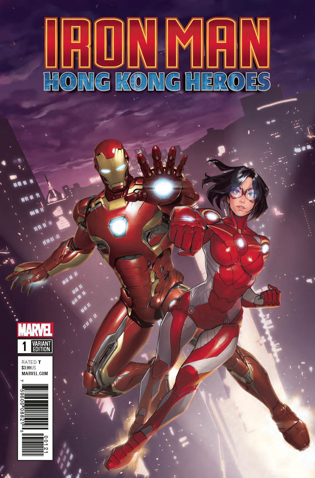 IRON MAN HONG KONG HEROES #1 OF 1 GANG HYUK LIM VARIANT LEGACY MARVEL NM