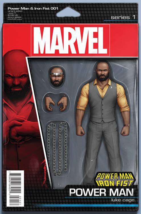 POWER MAN & IRON FIST #1 MARVEL ACTION FIGURE VARIANT NM FIRST PRINT 2016