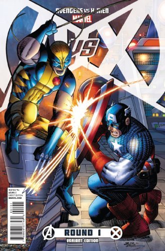 AVENGERS VS X-MEN #1 JOHN ROMITA JR. VARIANT B.B. MARVEL NM 1st PRINT