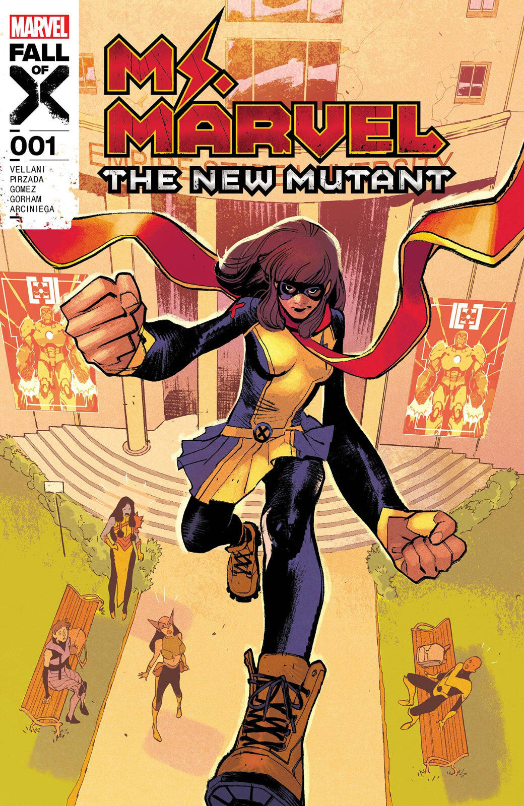 MS MARVEL NEW MUTANT #1 PICHELLI VARIANT VELLANI PIRZADA GOMEZ GORHAM 2023