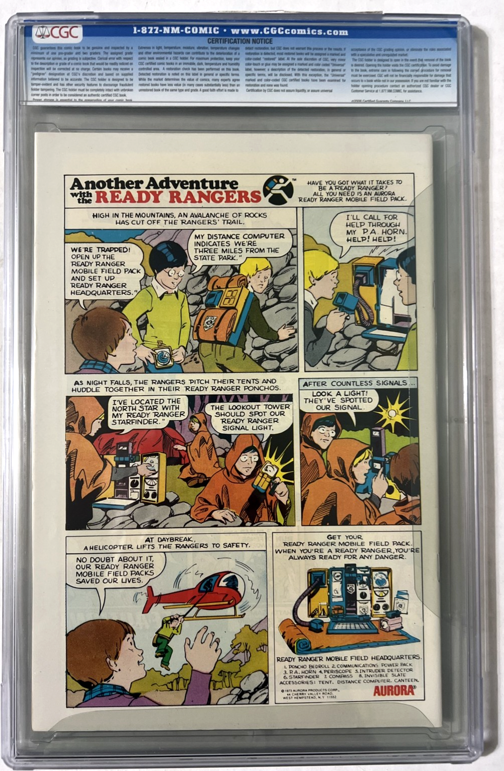 JUSTICE LEAGUE AMERICA #109 CGC 9.4 DC COMICS 1974 BRONZE AGE WHITE PAGES