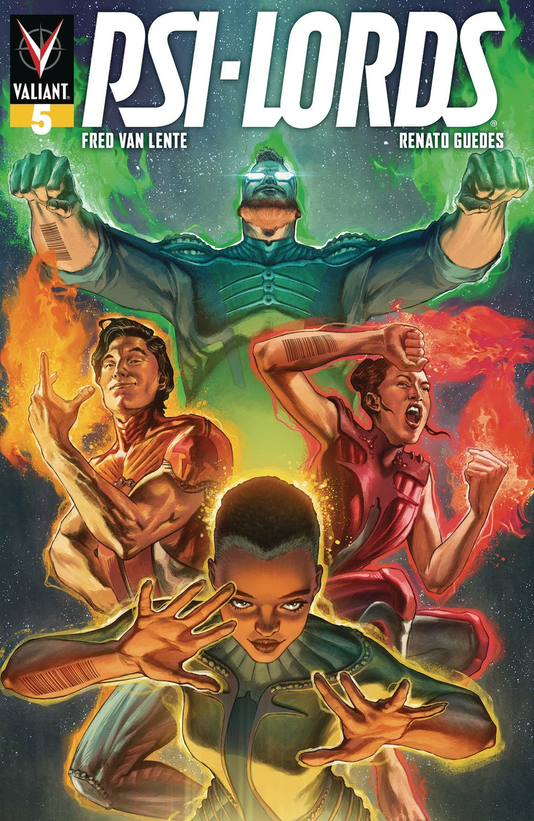 PSI-LORDS #5 COVER B BARRIONUEVO VALIANT NM 1ST PRINT 2019