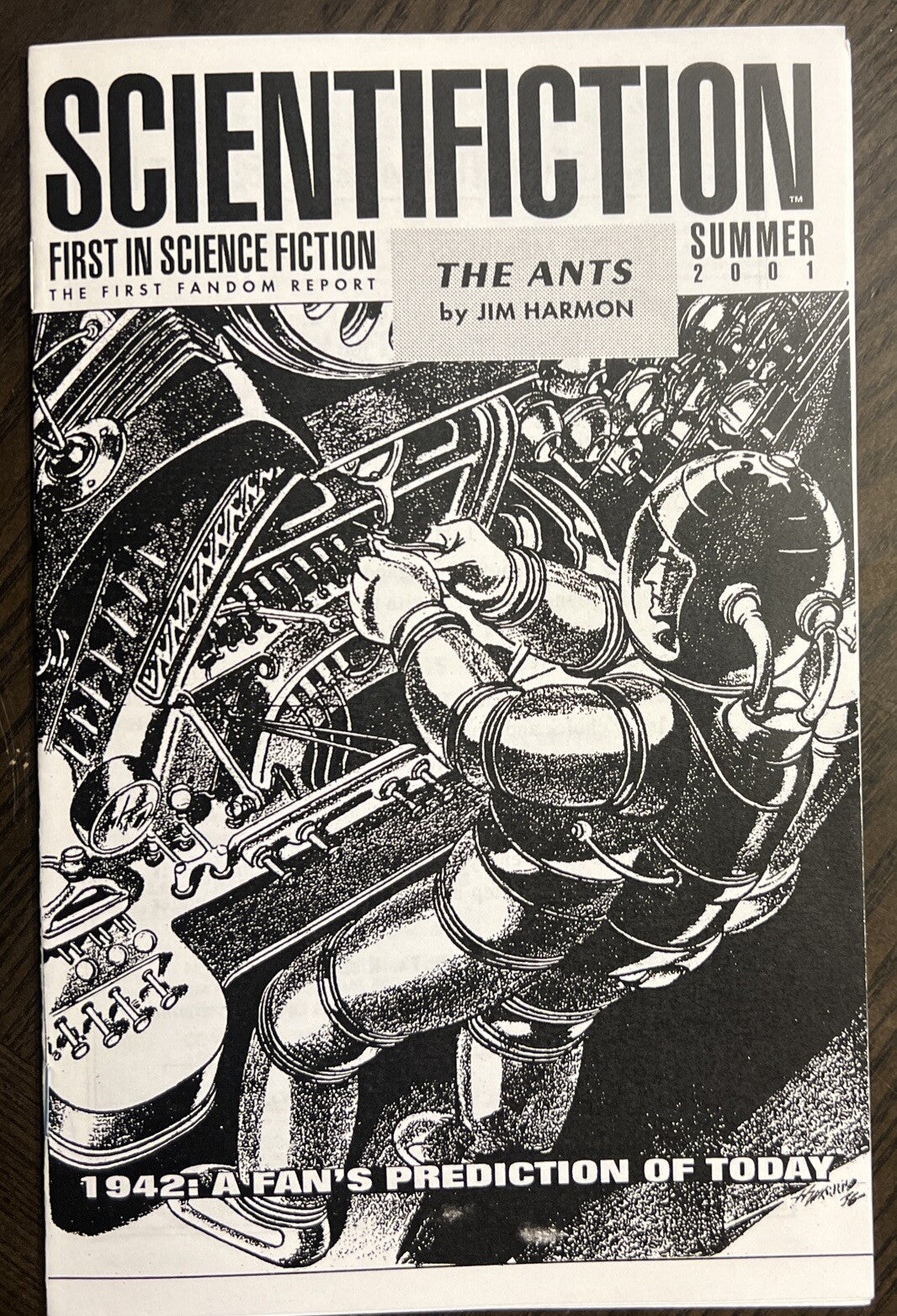 SCIENTIFICTION SCIENCE FICTION FANZINE SUMMER 2001 RAY BEAM VERSION 1