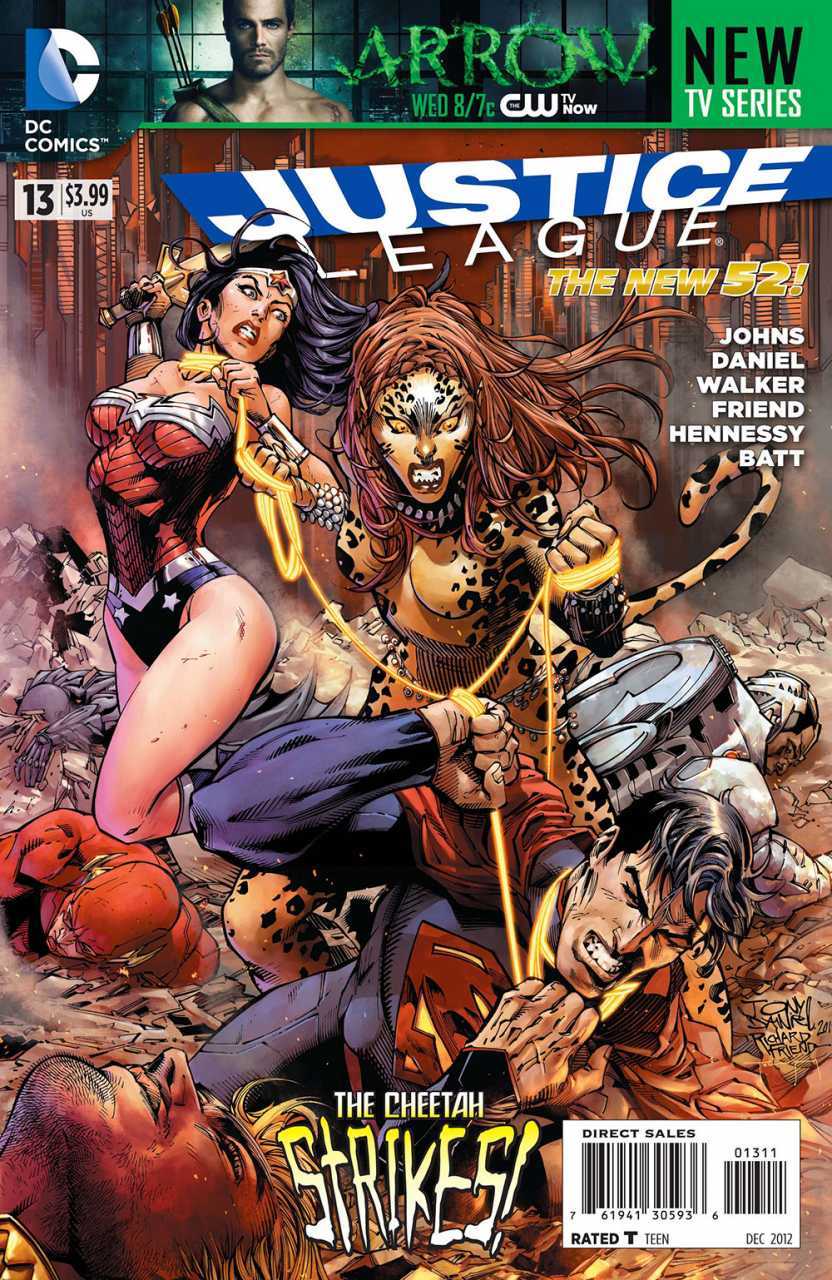 JUSTICE LEAGUE #13 DC NEW 52 TONY DANIEL WONDER WOMAN 2012 1st PRINT NM