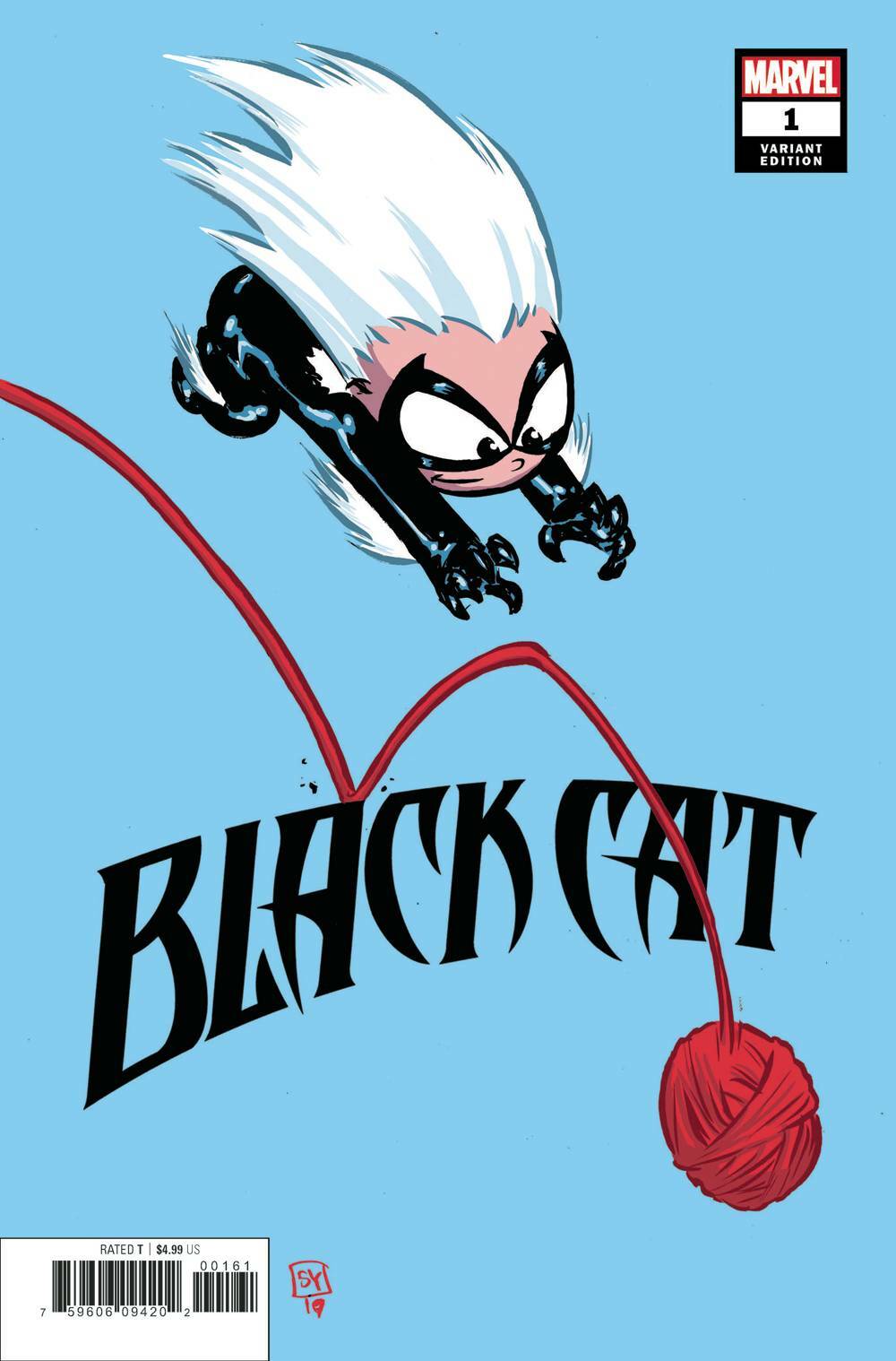 BLACK CAT #1 YOUNG VARIANT COVER MARVEL 2019