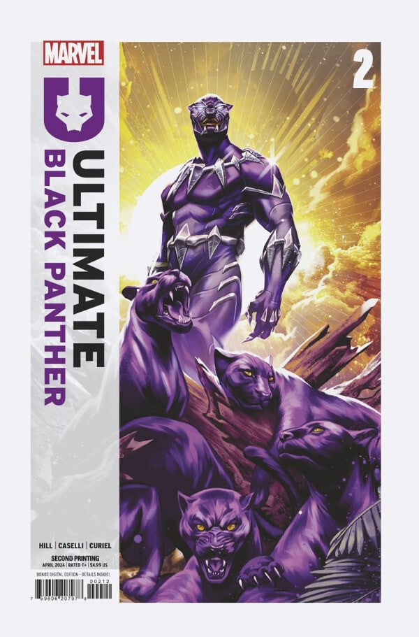ULTIMATE BLACK PANTHER #2 NM 2ND PRINT MAIN COVER MARVEL COMICS 2024