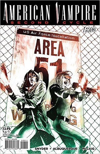 AMERICAN VAMPIRE SECOND CYCLE #9 RES MR DC NM 1st PRINT