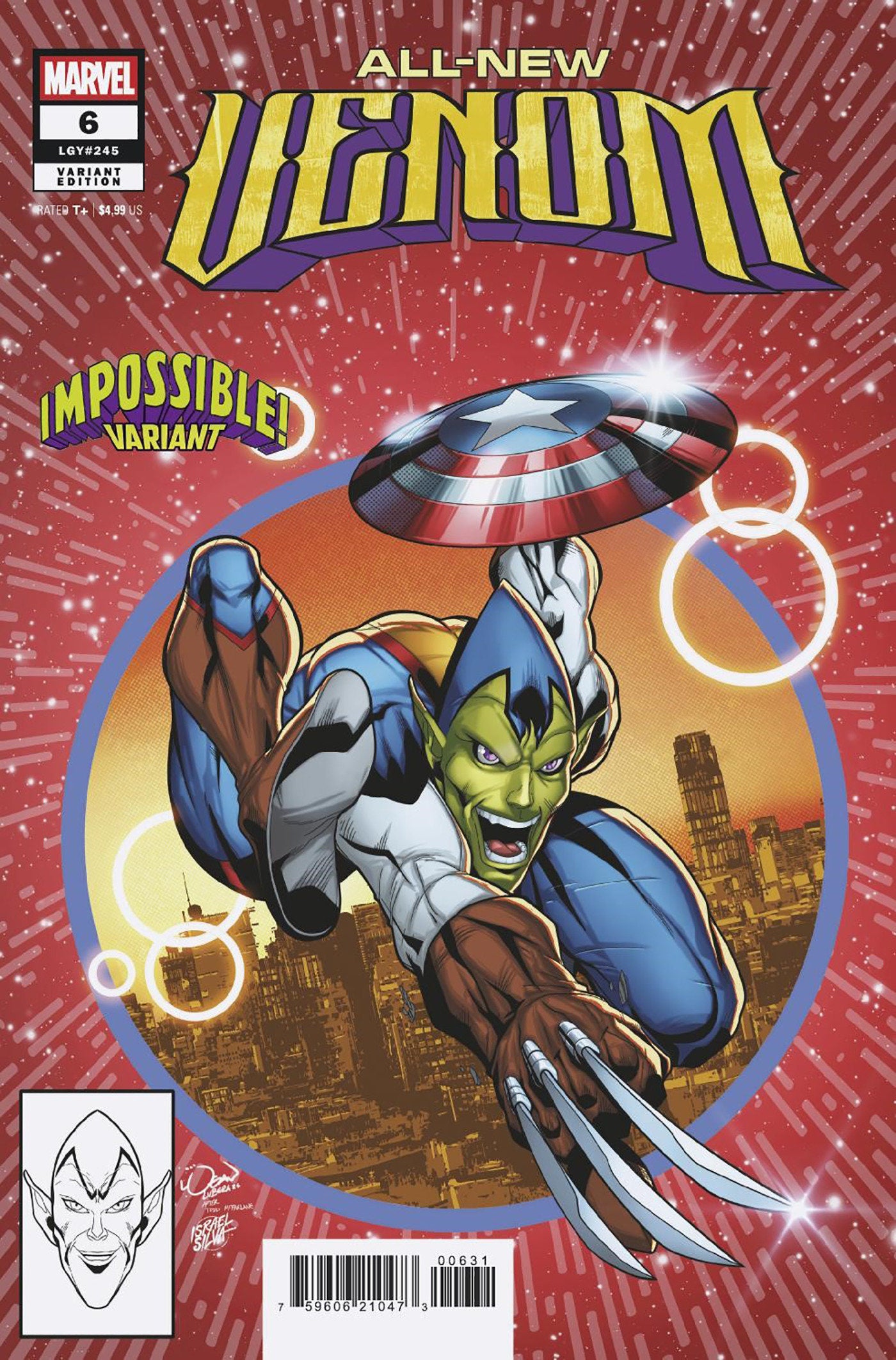 All New Venom #6 Logan Lubera Impossible! Variant