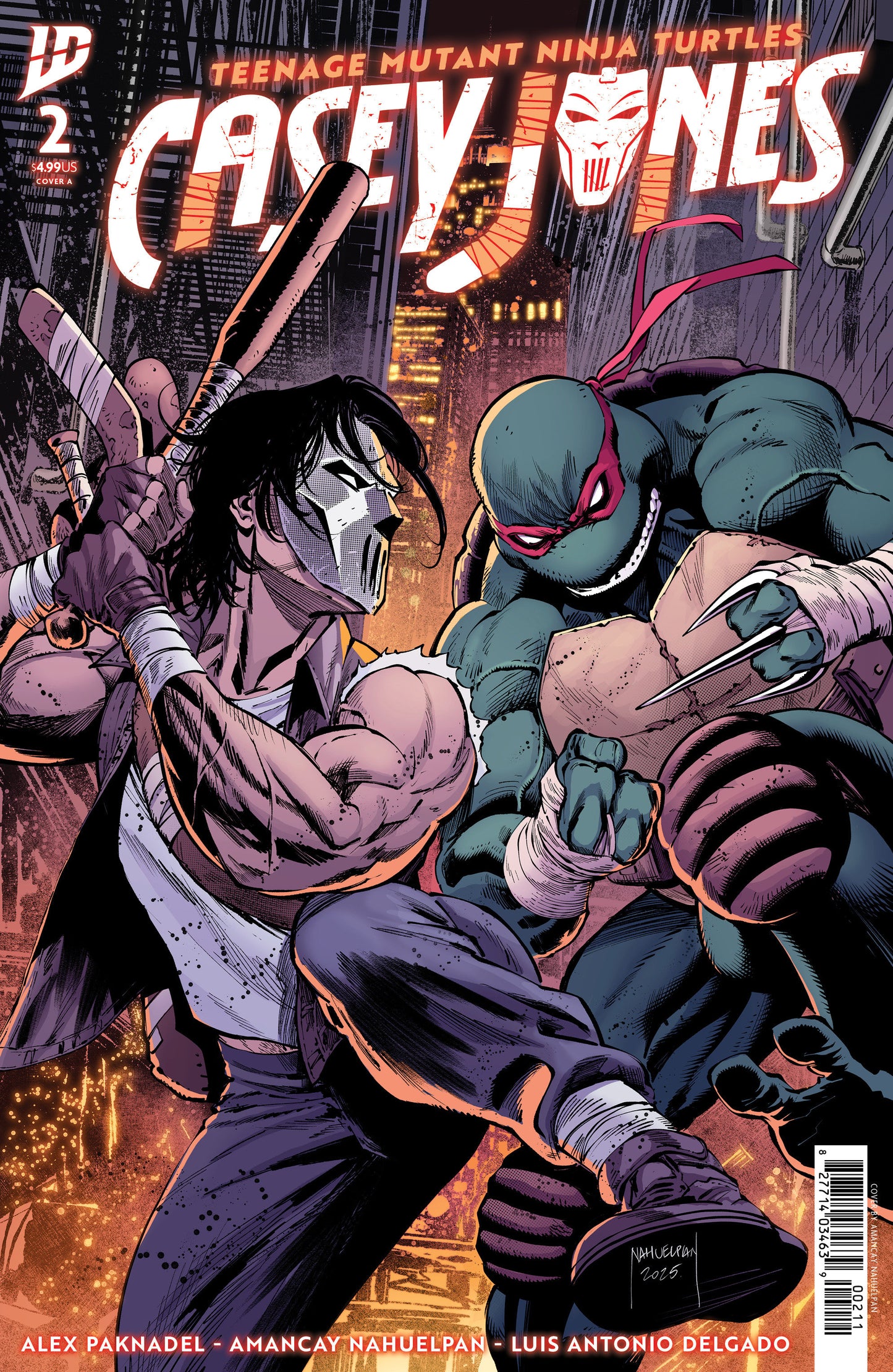 Teenage Mutant Ninja Turtles: Casey Jones #2 Cover A (Nahuelpan) (SuperMegaAwesome)