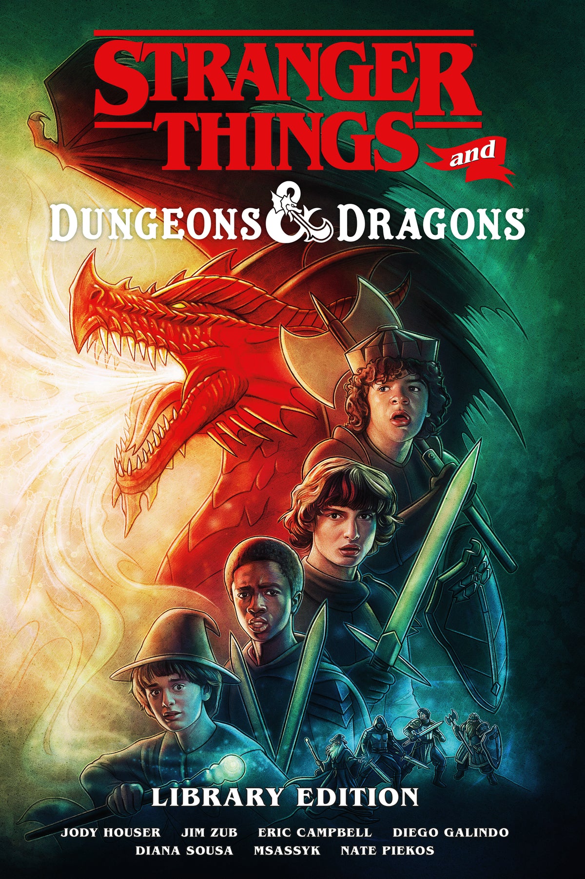 Stranger Things And Dungeons & Dragons Library Edition