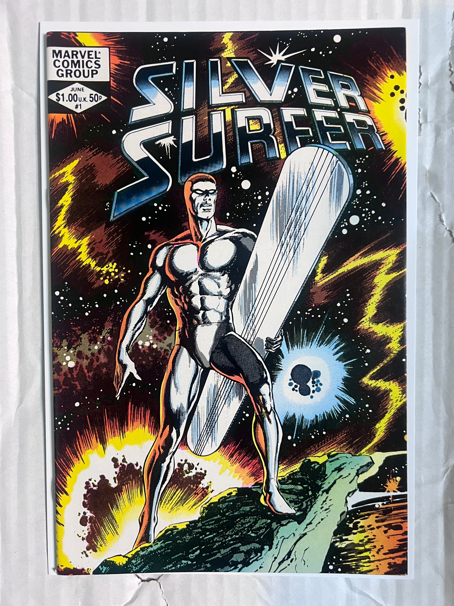 Silver Surfer #1 1981 John Byrne VF/NM with Top Loader