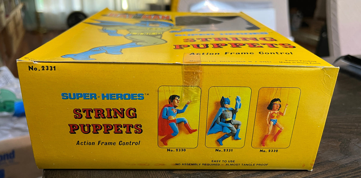 Batman Super-Heroes String Puppets Action Frame Control
