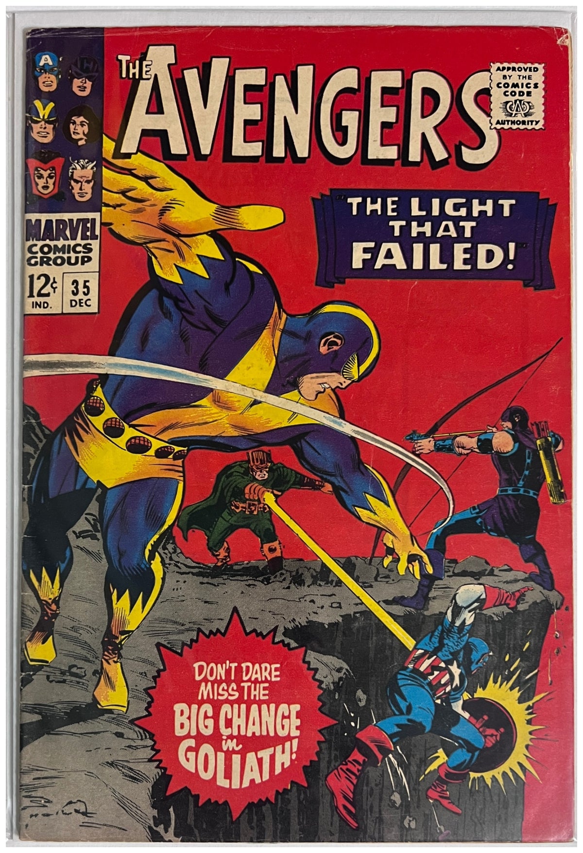 Avengers #35 MARVEL COMICS Silver Age 1966 VG/FN