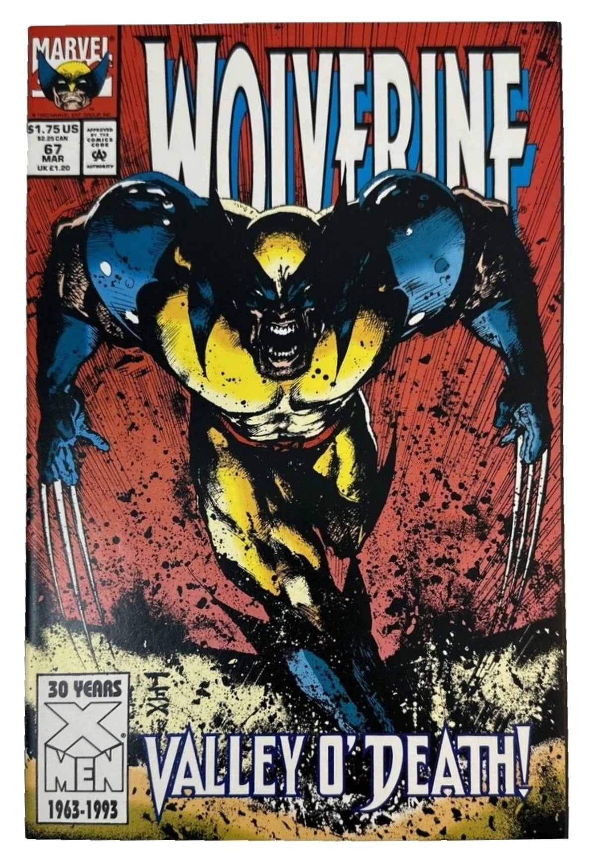 Wolverine #67 MARVEL COMICS Copper Age 1993 NM