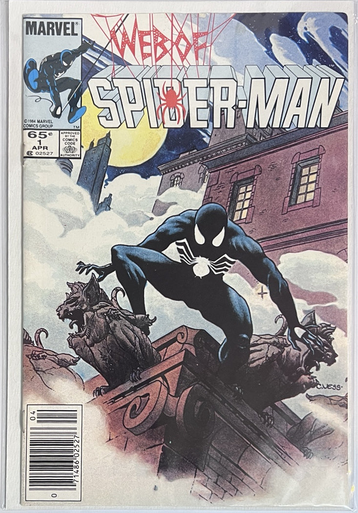 Web of Spider-Man #1 MARVEL COMICS Bronze Age 1985 VF+ Newsstand Variant