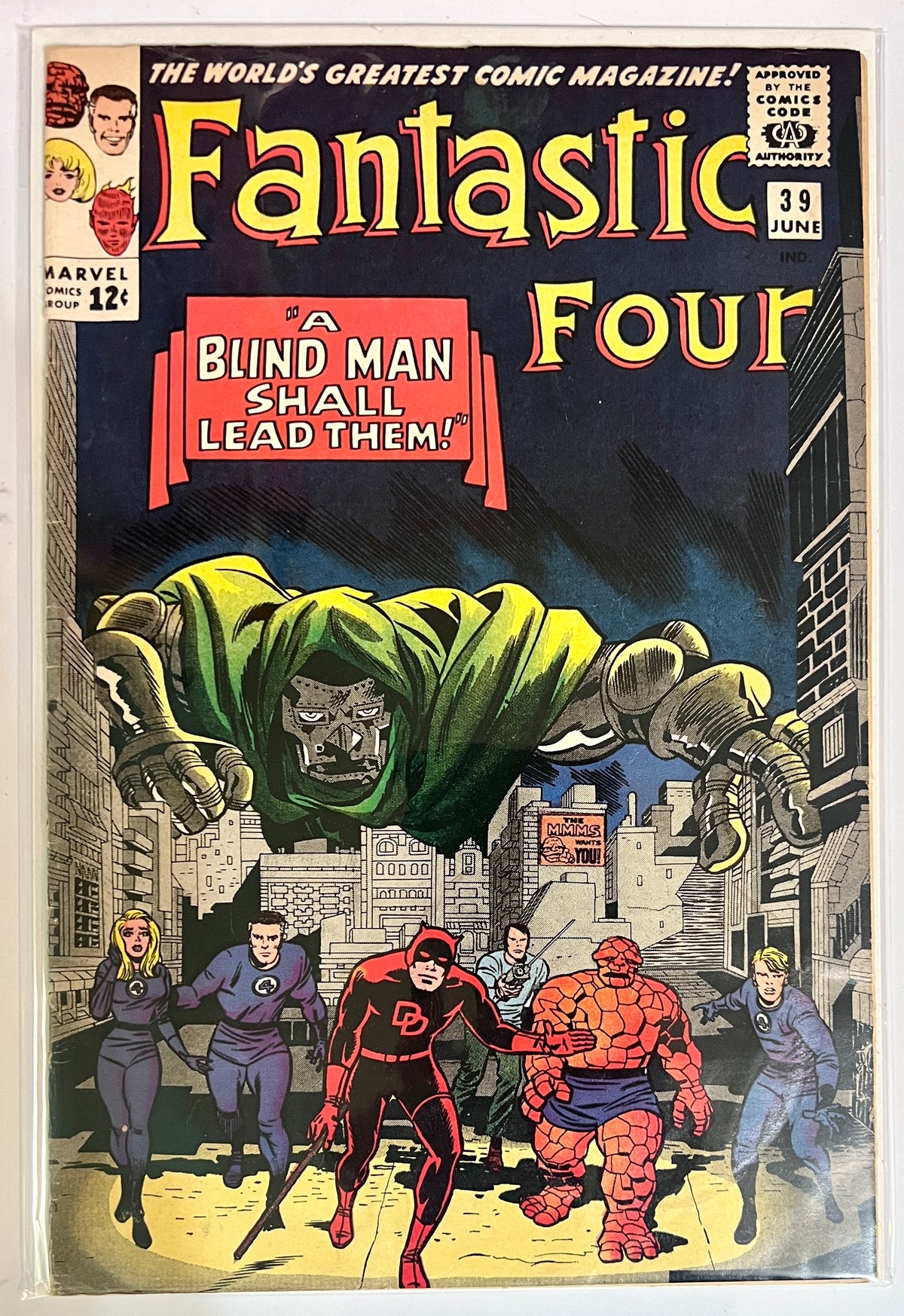 Fantastic Four #39 MARVEL COMICS Silver Age 1965 FN+