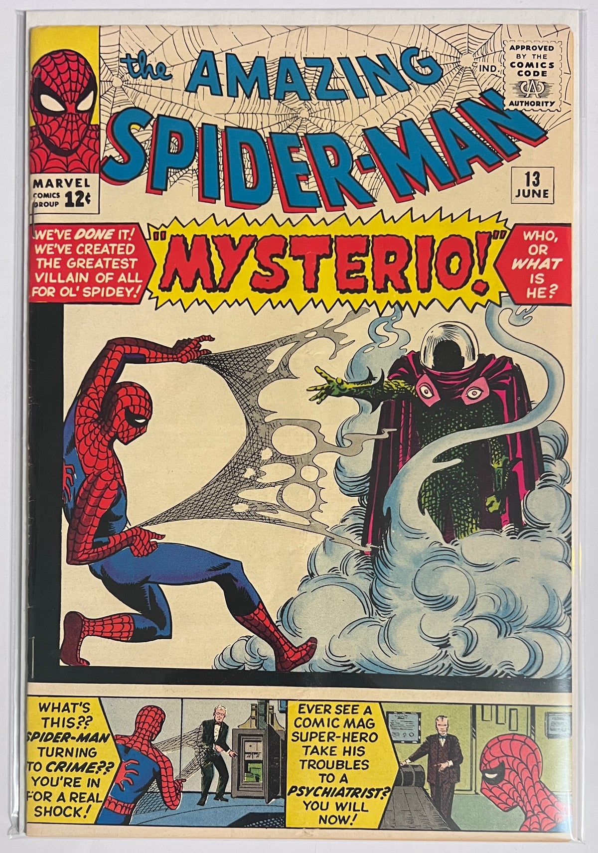 The Amazing Spider-Man #13 MARVEL Silver Age 1964 VF-