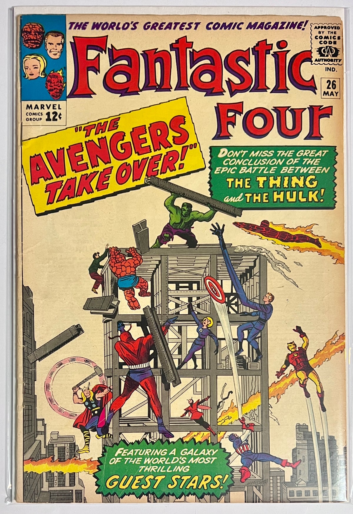Fantastic Four #26 MARVEL COMICS Silver Age 1964 VG+