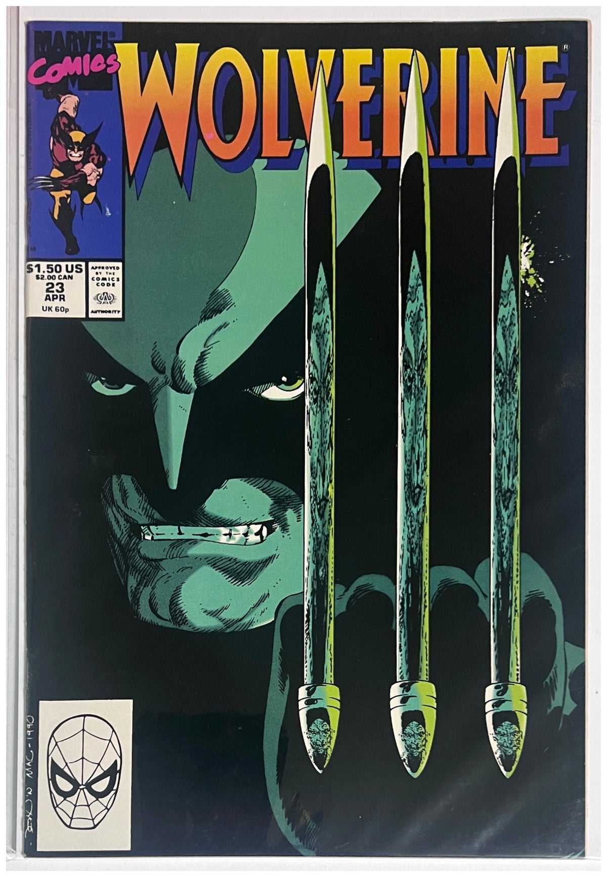 Wolverine (1988) #23 MARVEL COMICS Copper Age 1990 VF/NM