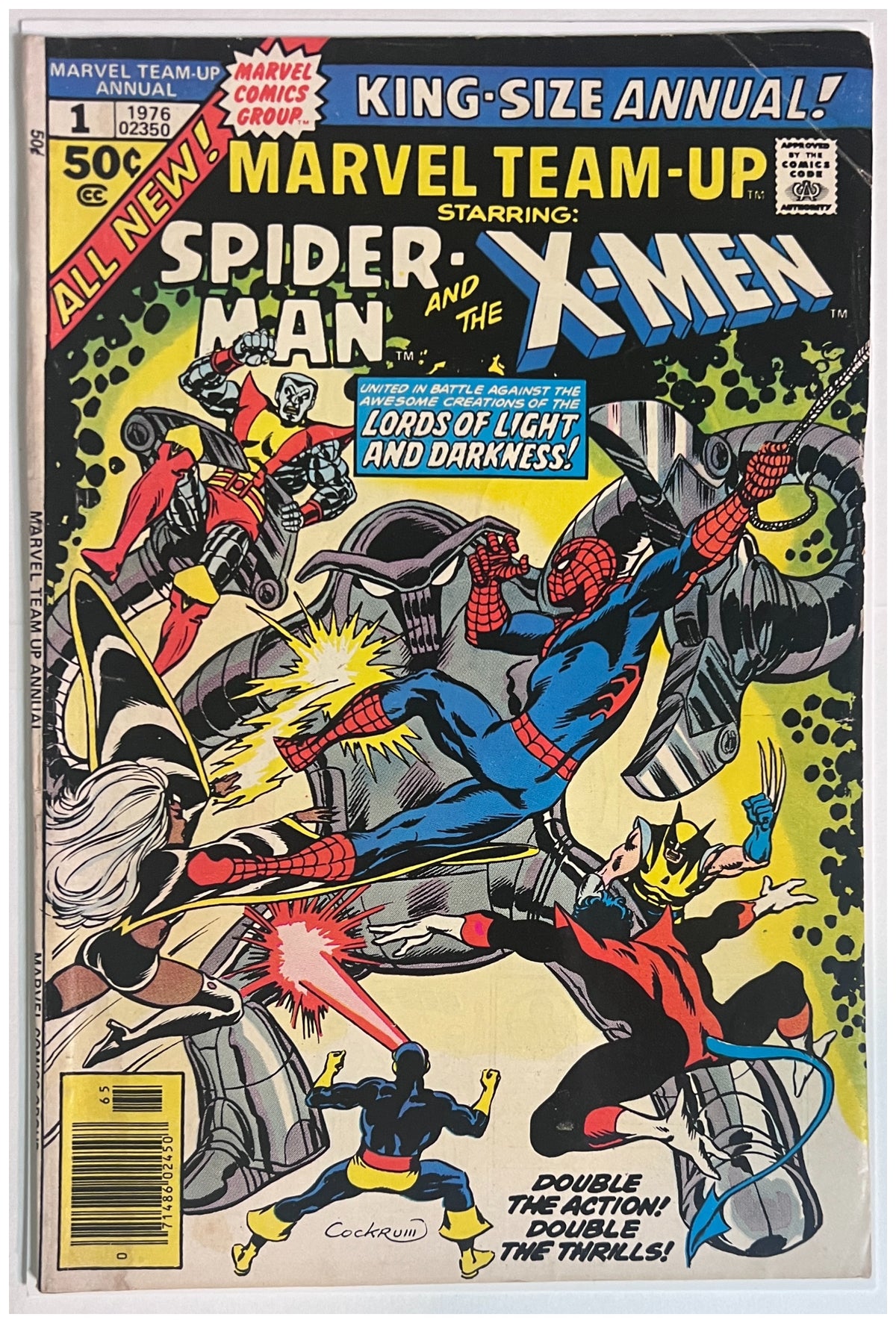 Marvel Team-Up Annual #1 MARVEL COMICS Bronze Age 1976 VG
