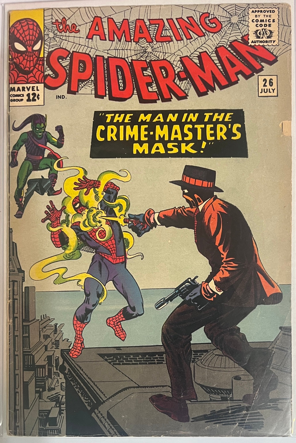 The Amazing Spider-Man #26 MARVEL COMICS Silver Age 1965 VG+ Green Goblin Crime-master
