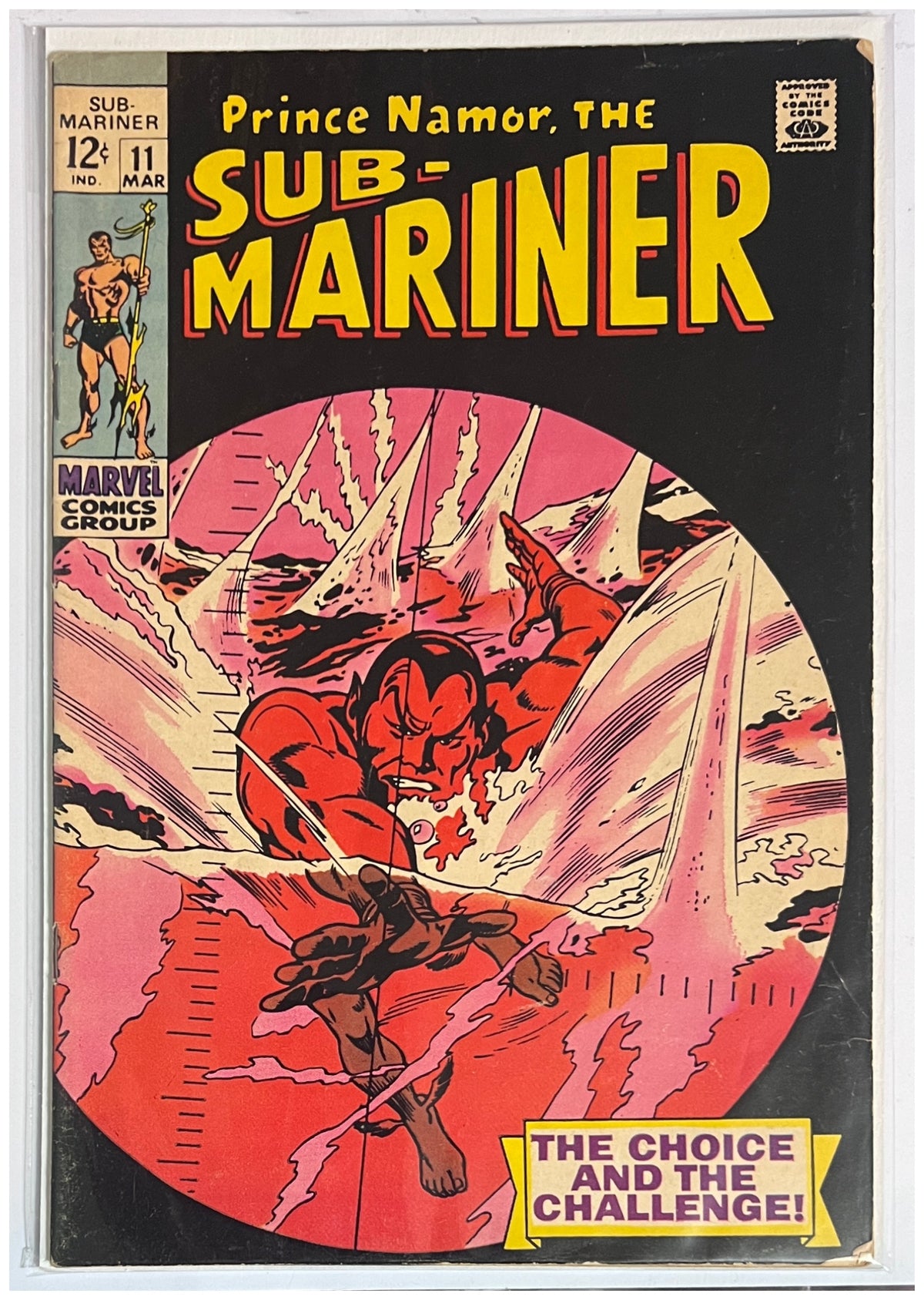 Sub-Mariner #11 MARVEL Silver Age 1969 VG+