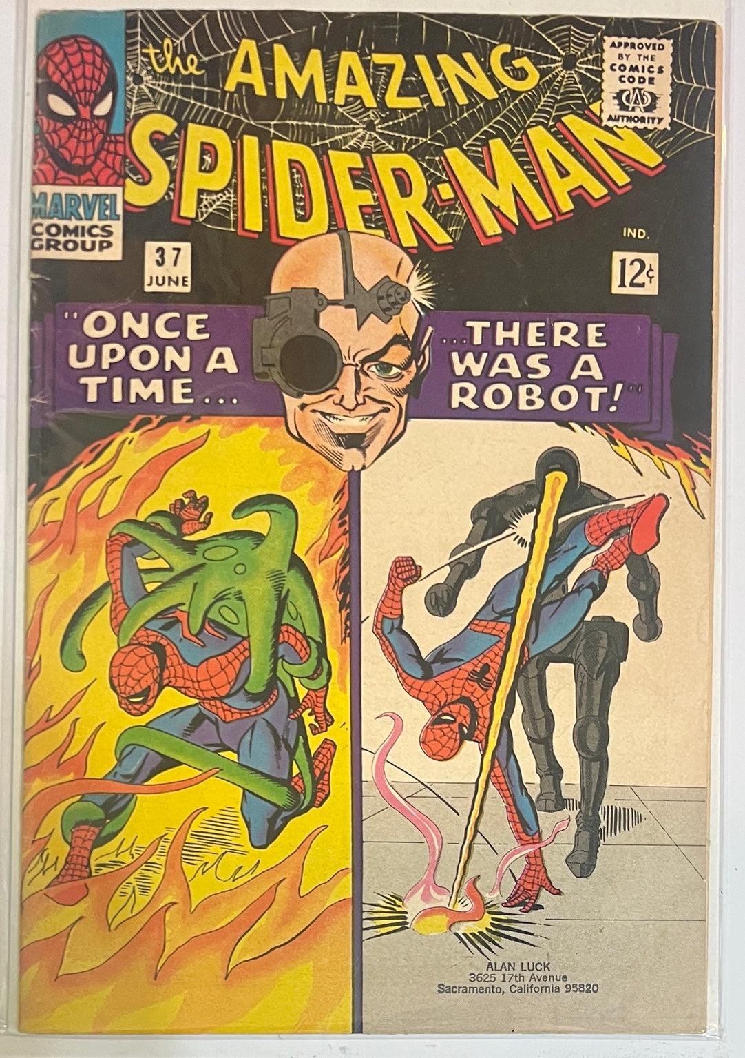 The Amazing Spider-Man #37 MARVEL COMICS Silver Age 1966 VG+Lee Ditko